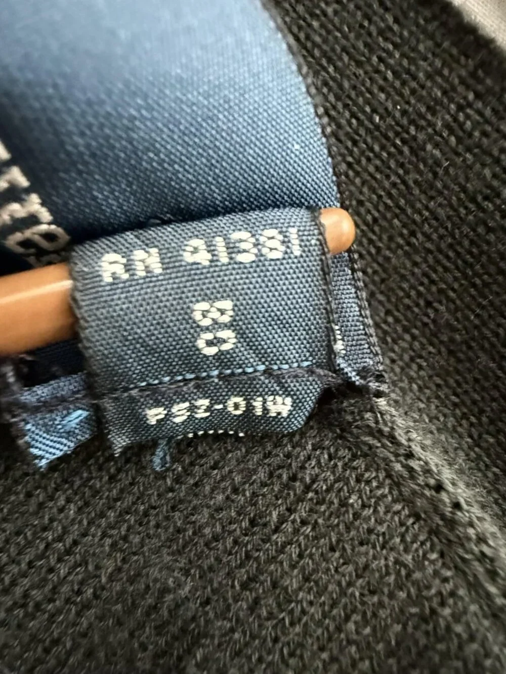 VTG Polo Ralph Lauren Cardigan L‎ Black Knit Nautical Anchor Crest Sweater Y2K